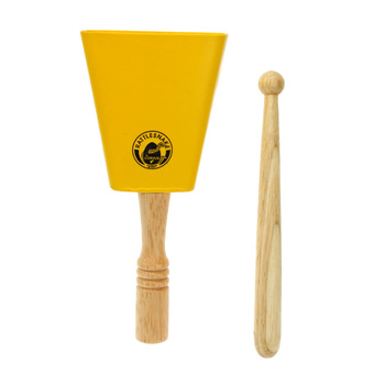 Cowbell "krowi dzwonek" na rączce z pałką Corvus