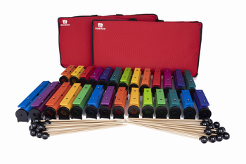 BUM BUM® Dzwonki na tubach Zestaw 27-tonowy w kolorach Bum Bum Rurek®