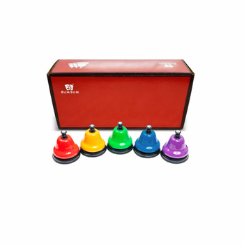 BUM BUM® Dzwonki naciskane Zestaw Chromatyczny w kolorach Bum Bum Rurek®