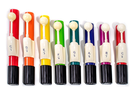 BUM BUM® Dzwonki ręczne Zestaw Diatoniczny w kolorach Bum Bum Rurek®