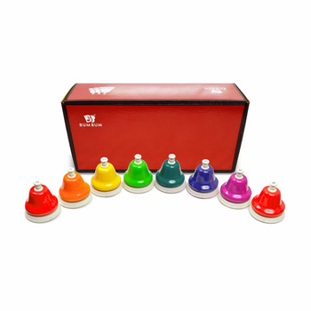 BUM BUM® Dzwonki naciskane Zestaw Diatoniczny w kolorach Bum Bum Rurek®