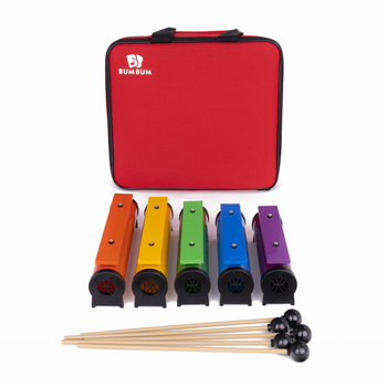 BUM BUM® Dzwonki na tubach w kolorach Bum Bum Rurek® Zestaw Chromatyczny